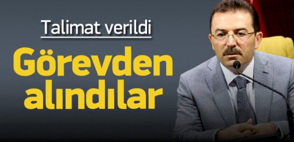 Belediye Başkanı ve 2 kişi görevden aldı