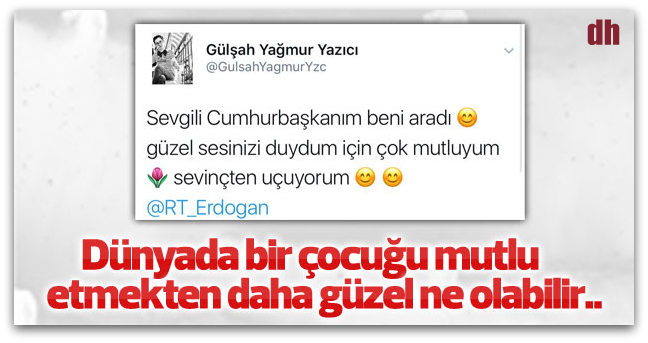 Cumhurbaşkanı Erdoğan engelli takipçisine cevap verdi!