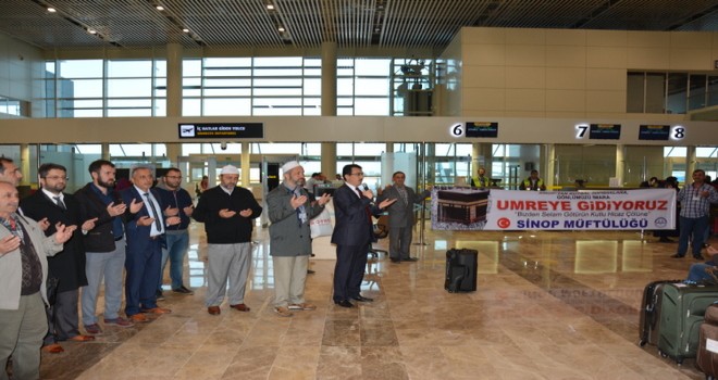 Umre Yolcuları Medine-i Münevvere’ye Uğurlandı