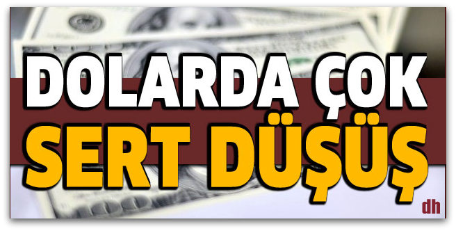 Dolarda düşüş devam ediyor