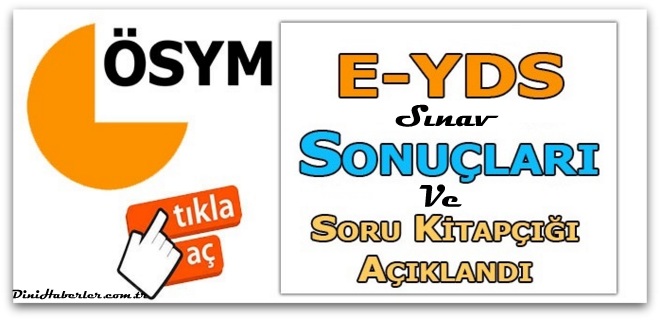 e-YDS sınav sonuçları açıklandı!