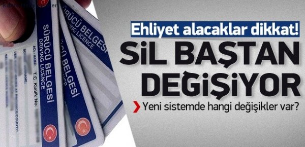 Ehliyet alacaklar dikkat! Sınavlar değişiyor