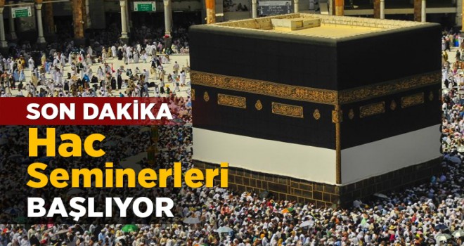 Diyanet'ten 2019 Yılı Hac Organizasyonunda Görev Almayanlara Seminer !