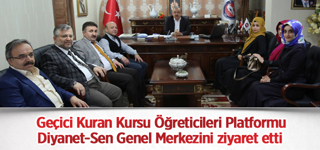 G.K.K.Ö. Platformu Diyanet-Sen Genel Merkezini ziyaret etti