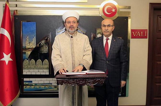 Görmez, Adana Valiliğine geçmiş olsun ziyaretinde bulundu