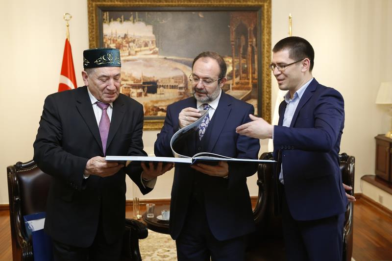 Görmez, Belarus Dini İdare Başkanı Şabanoviç’i kabul etti…