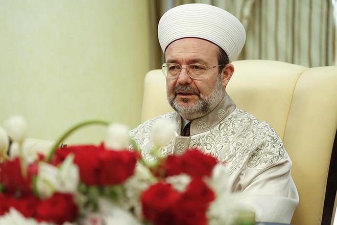  Görmez, Katar Evkaf ve İslam İşleri Bakanı El Kuvari ile bir araya geldi...