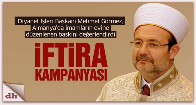 Görmez’den Almanya’ya sert tepki