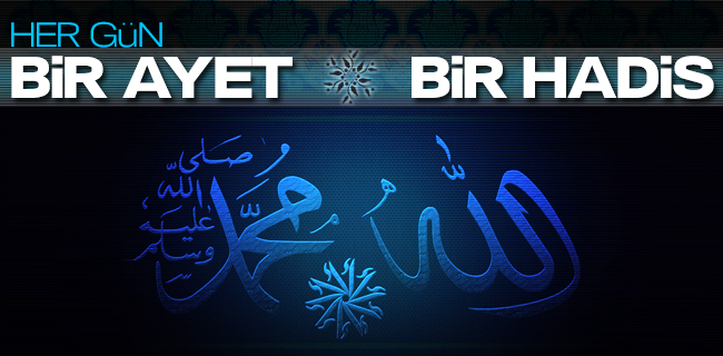 Her Gün Bir Ayet Bir Hadis