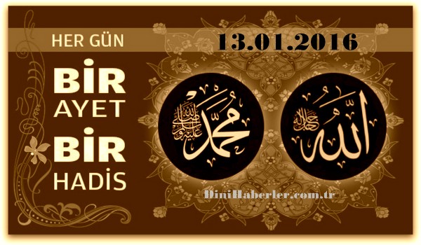 Her Gün Bir Ayet Bir Hadis