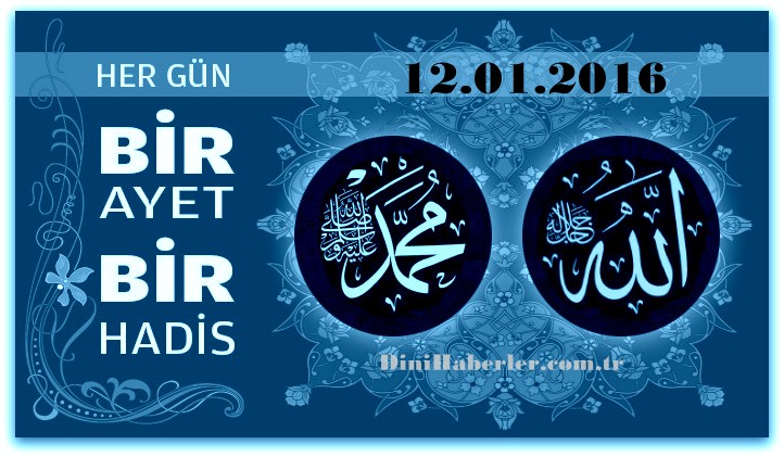 Her Gün Bir Ayet Bir Hadis