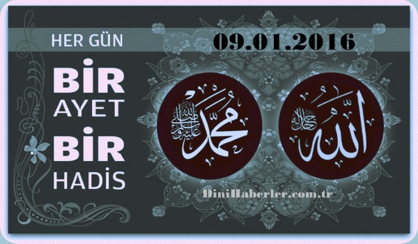 Her Gün Bir Ayet Bir Hadis