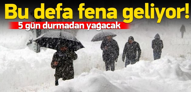 İstanbul\'da 5 gün boyunca kar bekleniyor