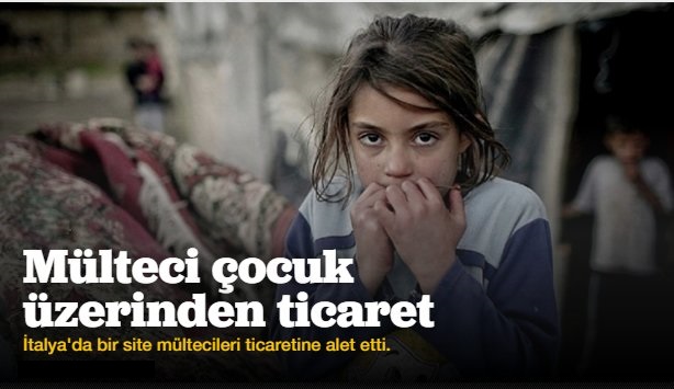 İtalya\'da mülteci çocuk üzerinden ticaret