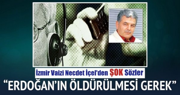 İzmir iL Vaizi Necdet İçel böceğe takıldı