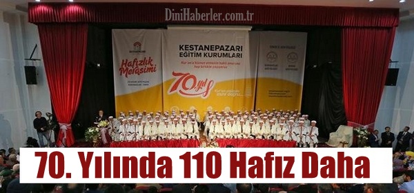 İzmir'de Muhteşem Bir Törenle 110 Hafıza İcazet