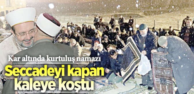 Kar altında kurtuluş namazı