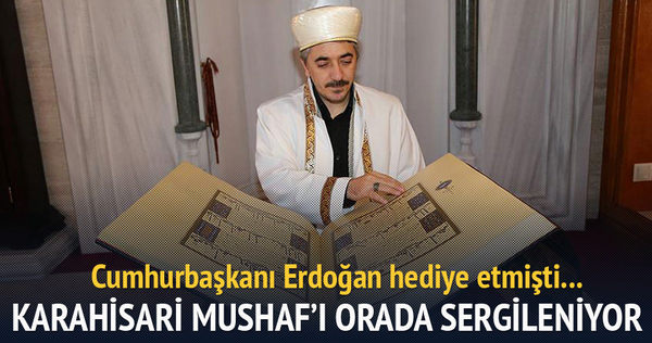 Karahisari Mushaf\'ı Kıble Dağı\'nın Zirvesinde