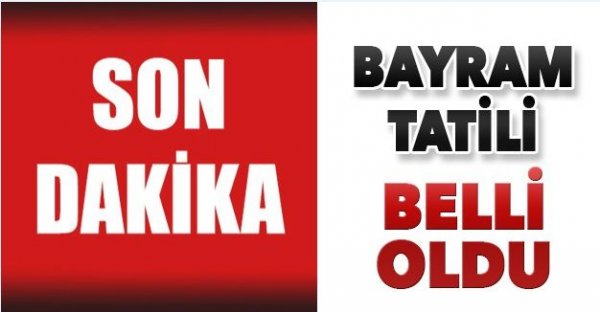 Kurban Bayramı tatili kaç gün?