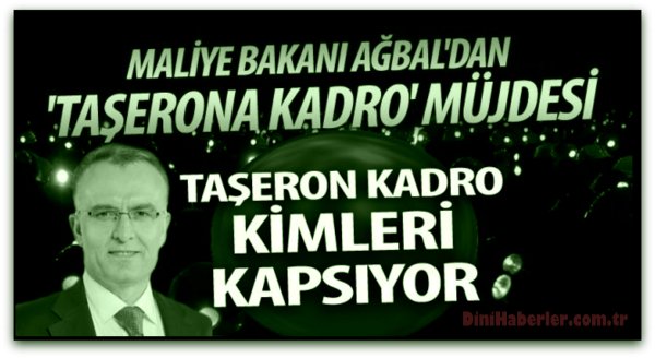 Maliye Bakanı Ağbal\'dan taşeron işçi açıklaması