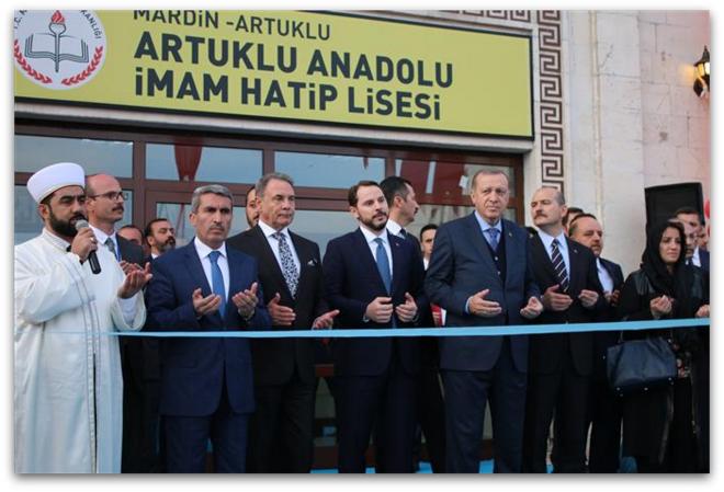 Mardin Proje İmam Hatip Lisesi Cumhurbaşkanımız Erdoğan tarafından açıldı.