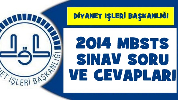 MBSTS Çıkmış Sorular 2014