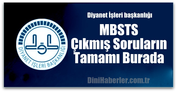 MBSTS Çıkmış Sorular