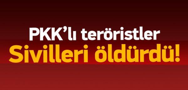 PKK Cizre'de 2 sivili öldürdü