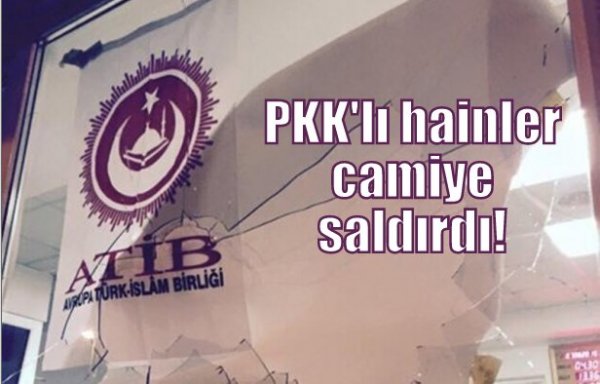 PKK'lı hainler camiye saldırdı!