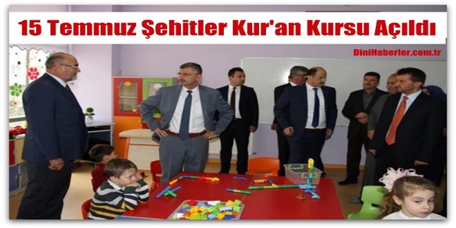 Rize\'de FETÖ Okuluna 4-6 Yaş Grubu 15 Temmuz Şehitler Kur\'an Kursu Açıldı