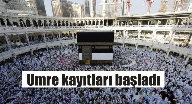 Umre kayıtları başladı…