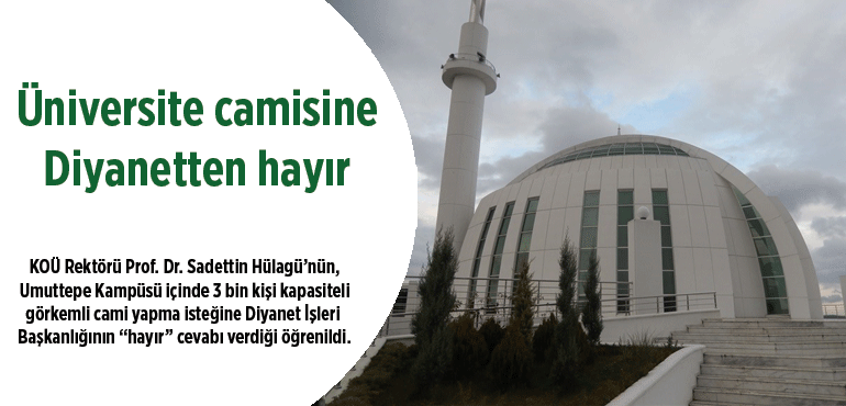 Üniversite Camisine Diyanet\'ten Hayır