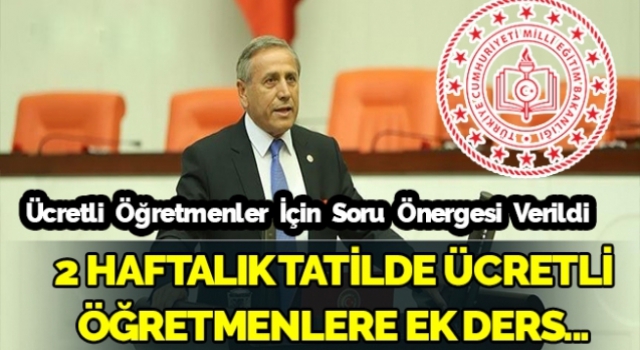 Ücretli Öğretmenlere Ek Ders Ücreti Ödenecek Mi?