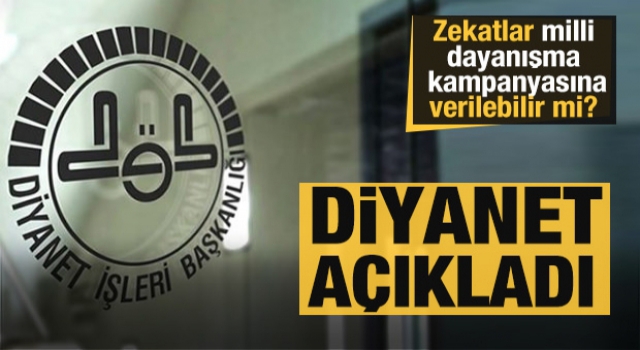 Milli Dayanışma Kampanyasına zekat verilir mi?
