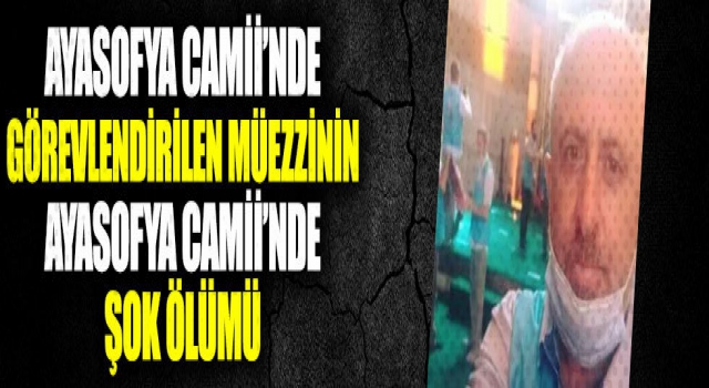 Ayasofya Camii'nde görevli Osman Aslan Hakk'a Yürüdü