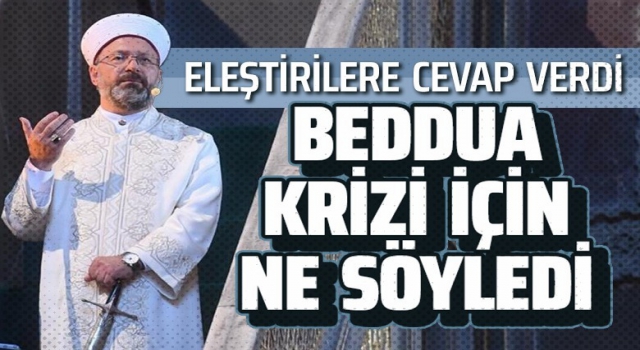 Erbaş, Sözlerim kasıtlı olarak bağlamından koparıldı