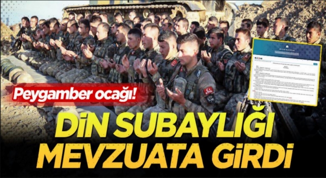 Din Subaylığı resmen başladı