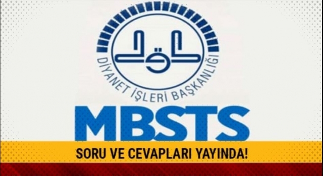 MBSTS soru kitapçıkları erişime açıldı