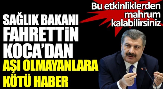 Okullar açılacak mı, aşı olmayana kısıtlama olacak mı?