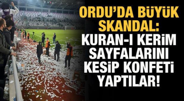 Kuran sayfaları konfeti mi yapıldı?