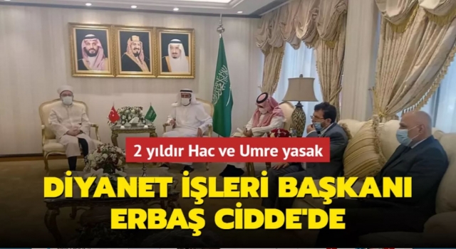 Başkan Erbaş, Suudi Arabistan Hac ve Umre Bakanıyla görüştü