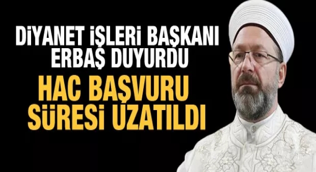 Hac ön kayıt süresi uzatıldı