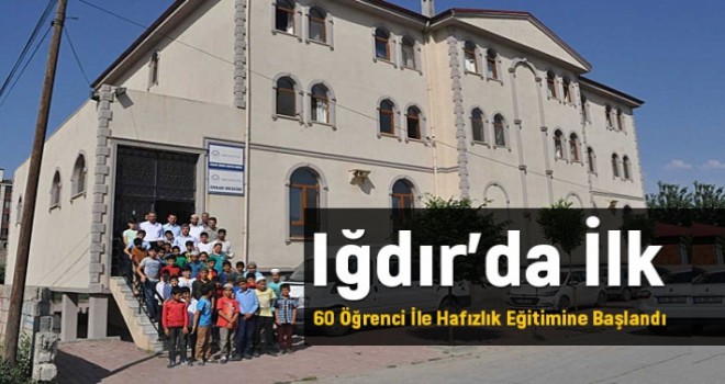 Iğdır’ın İlk Yatılı Hafızlık Kur'an Kursu Açıldı