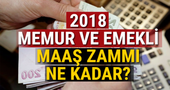 Memur emekli zammı ne kadar? İşte 2018 zamlı maaş tablosu