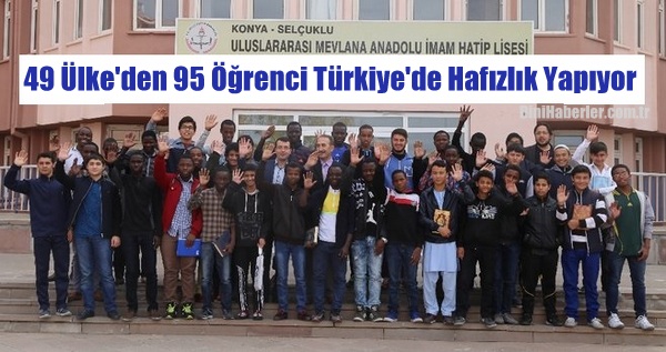 Konya'da 49 ülkeden gelen öğrenciler hafızlık eğitimi alıyor