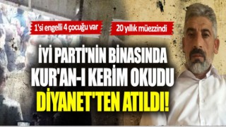 Kuran okudu Diyanet'ten atıldı
