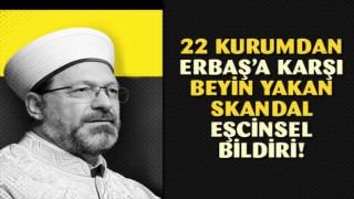 22 kurumdan Diyanet İşleri Başkanı Ali Erbaş'a karşı beyin yakan bildiri