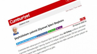 Cumhuriyet, Ali Erbaş’ın Sözlerini Çarpıtarak İslam Düşmanlığını Ortaya Koydu