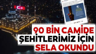 Tüm camilerden sela okundu