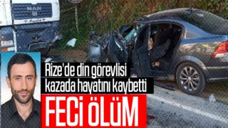 Din görevlisi trafik kazasında vefat etti